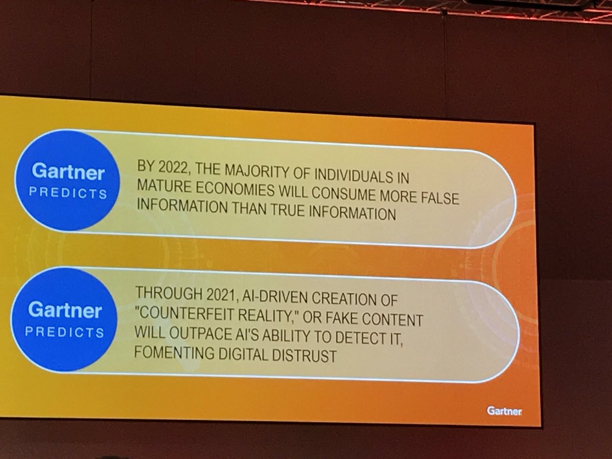 gartner 2018 fake news